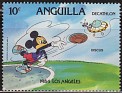 Anguilla 1984 Walt Disney 10 ¢ Multicolor Scott 565. Anguilla 1984 Scott 565 Olympic Games Los Angeles. Uploaded by susofe